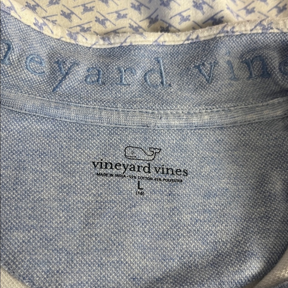 Vineyard Vines Ski Print Quarter‎ Zip Kids Size L (16) - Picture 4 of 4